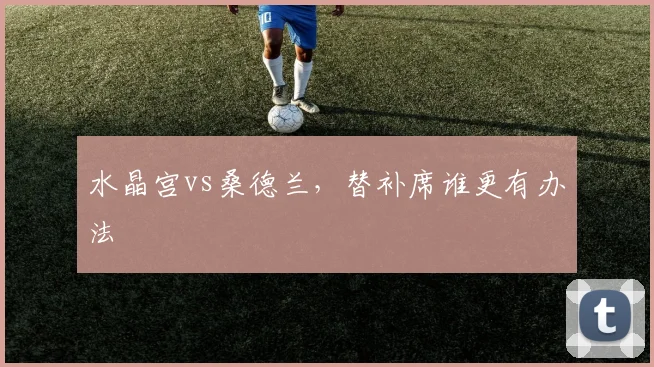 水晶宫vs桑德兰，替补席谁更有办法